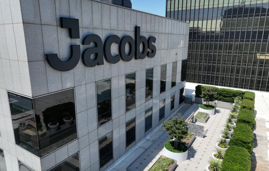Jacobs office Dallas headquarters signage